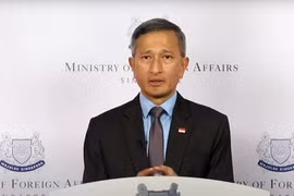 Ngoại trưởng Singapore Vivian Balakrishnan. (Nguồn: mothership.sg)