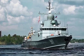 Tàu của hải quân Nga. (Nguồn: almasdarnews)