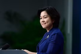 Người phát ngôn Bộ Ngoại giao Trung Quốc Hoa Xuân Oánh. (Nguồn: tehrantimes)
