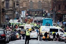 Cảnh sát phong tỏa hiện trường vụ tấn công. (Nguồn: AFP/Getty Images)