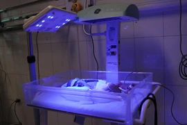 Chăm sóc và điều trị trẻ sơ sinh non yếu tại Khoa sơ sinh, Bệnh viện Sản Nhi tỉnh Bắc Ninh. (Ảnh: Thái Hùng/TTXVN)