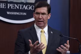 Bộ trưởng Quốc phòng Mỹ Mark Esper. (Nguồn: AFP)