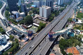 Một góc của thủ đô Jakarta nhìn từ trên cao. (Nguồn: thejakartapost)