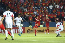 U23 Việt Nam không còn nắm quyền tự quyết, nhưng trước tiên cần phải thắng U23 Triều Tiên. (Ảnh: Nguyên An/Vietnam+)