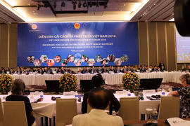 Diễn đàn “Cải cách và Phát triển Việt Nam – VRDF” lần thứ nhất, ngày 5/12. (Ảnh: PV/Vietnam+)