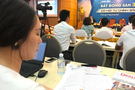 Diễn đàn Bất động sản 2018, ngày 17/5. (Ảnh: PV/vietnam+) 