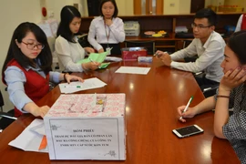 Phiên đấu giá Công ty Cấp nước Kon Tum, ngày 26/10. (Ảnh : HNX)