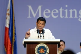 Tổng thống Philippines Rodrigo Duterte. (Nguồn: AFP/TTXVN)
