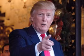 Tổng thống đắc cử Mỹ Donald Trump tại một sự kiện ở Palm Beach, bang Florida ngày 21/12. (Nguồn: AFP/TTXVN)