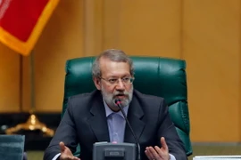 Ông Ali Larijani phát biểu sau khi được bầu làm Chủ tịch Quốc hội lâm thời Iran tại Tehran ngày 29/5. (Nguồn: AFP/TTXVN)