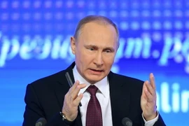Tổng thống Nga Vladimir Putin. (Nguồn: AFP/TTXVN)