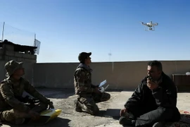 Lực lượng đặc nhiệm Iraq tại quận Aden, thành phố Mosul. (Nguồn: AFP/TTXVN)