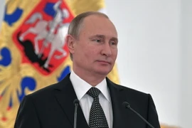 Tổng thống Nga Vladimir Putin tại một sự kiện ở Moskva ngày 9/12. (Nguồn: AP/TTXVN)