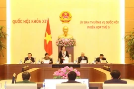 Chủ tịch Quốc hội Nguyễn Thị Kim Ngân phát biểu khai mạc. (Ảnh: Trọng Đức/TTXVN)