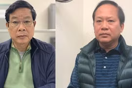 Nguyễn Bắc Son (trái) và Trương Minh Tuấn. (Nguồn: Cổng thông tin Bộ Công an)