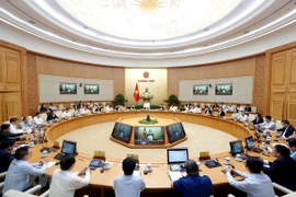 Một phiên họp của Chính phủ. (Ảnh: Thống Nhất/TTXVN)