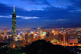 Thành phố Đài Bắc của Đài Loan về đêm. (Nguồn: Remote Lands)