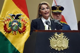 Tổng thống lâm thời Bolivia Jeanine Áñez. (Nguồn: AFP/TTXVN)
