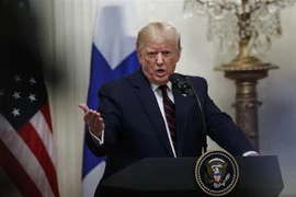 Tổng thống Mỹ Donald Trump trong một cuộc họp báo ở Washington, DC ngày 2/10/2019. (Ảnh: THX/TTXVN)