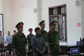 Bị cáo Vàng A Súa tại phiên tòa nghe Hội đồng xét xử Tòa án Nhân dân cấp cao tại Hà Nội tuyên án. (Ảnh: Vũ Hà/TTXVN)