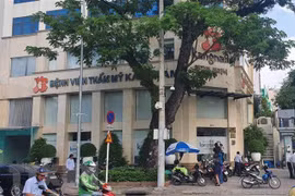 Bệnh viện thẩm mỹ Kangnam tại địa chỉ 84A, đường Bà Huyện Thanh Quan, quận 3, Thành phố Hồ Chí Minh. (Ảnh: Đinh Hằng/TTXVN)