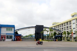 Công ty TNHH Golden Victory Việt Nam tại xã Nghĩa Minh, huyện Nghĩa Hưng, tỉnh Nam Định. (Ảnh: Nguyễn Lành/TTXVN)