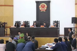 Quang cảnh phiên tòa. (Ảnh: Doãn Tấn/TTXVN)