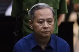 Bị cáo Nguyễn Hữu Tín, nguyên Phó Chủ tịch Ủy ban Nhân dân Thành phố Hồ Chí Minh. (Ảnh: Thành Chung/TTXVN)