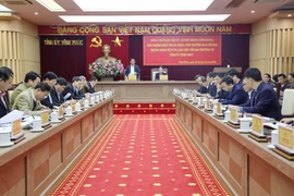 Ông Trần Cẩm Tú, Bí thư Trung ương Đảng, Chủ nhiệm Ủy ban Kiểm tra Trung ương phát biểu tại buổi làm việc. (Ảnh: Nguyễn Trọng Lịch/TTXVN)