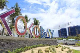Lối vào dự án Cocobay Đà Nẵng. (Ảnh: Empire Group)