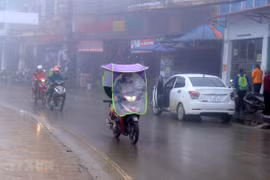 Các tỉnh Bắc Bộ và Bắc Trung Bộ trời rét với nhiệt độ thấp nhất phổ biến 13-16 độ C. 