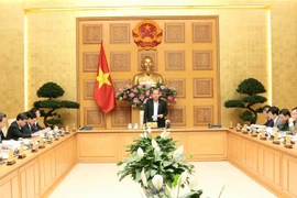 Phó Thủ tướng Thường trực Chính phủ Trương Hòa Bình phát biểu. (Ảnh: Doãn Tấn/TTXVN)