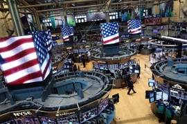 Một phiên giao dịch tại sàn chứng khoán New York. (Ảnh: AFP/TTXVN)