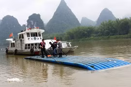 Tai nạn lật thuyền ở Trung Quốc làm 2 người thiệt mạng