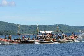 Tàu cá Philippines ở Biển Đông (Nguồn: AFP)