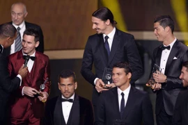 Cristiano Ronaldo và Messi đứng ở vị trí cao hơn tất cả