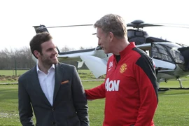Hình ảnh đầu tiên của Juan Mata tại Manchester United