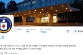Cục Tình báo Trung ương Mỹ CIA tham gia Facebook, Twitter 