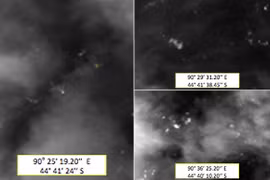 Vệ tinh tình báo Nhật chụp mảnh vỡ "rất có thể" từ MH370