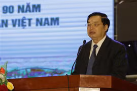 Phó Trưởng Ban Tuyên giáo Trung ương Lê Mạnh Hùng. (Ảnh: Phương Hoa/TTXVN)