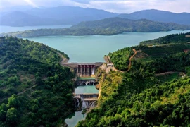 Hồ thủy điện Hàm Thuận (Công ty Thủy điện Đa Nhim-Hàm Thuận-Đa Mi). (Ảnh: Ngọc Hà/TTXVN)
