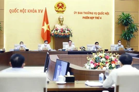 Chủ tịch Quốc hội Vương Đình Huệ phát biểu. (Ảnh: Doãn Tấn/TTXVN)