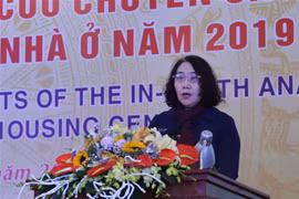 Bà Nguyễn Thị Hương, Tổng cục trưởng Tổng cục Thống kê. (Ảnh: Danh Lam/TXVN)