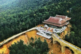 Quần thể di tích và danh thắng Yên Tử. (Ảnh: Thành Đạt/TTXVN)