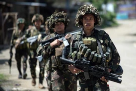 Binh sỹ Philippines. (Ảnh: AFP/TTXVN)