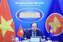 Thứ trưởng Ngoại giao Nguyễn Quốc Dũng dự Hội nghị Hội đồng điều phối ASEAN lần thứ 30 (ACC-30). (Ảnh: Lâm Khánh/TTXVN)