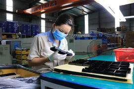 Công ty Cổ phần Hanpo Vina, khu công nghiệp Yên Phong mở rộng được tỉnh Bắc Ninh chọn trong chương trình hỗ trợ doanh nghiệp. (Ảnh: Thanh Thương/TTXVN)