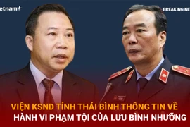 Viện Kiểm sát Nhân dân Thái Bình thông tin về hành vi của ông Lưu Bình Nhưỡng