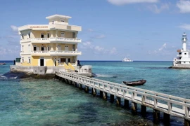 Đảo Đá Tây B. (Ảnh: Minh Quyết/TTXVN)