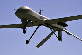 Máy bay không người lái MQ-1B Predator bay diễn tập tại Nevada, Mỹ ngày 13/5/2013. (Nguồn: AFP/TTXVN)